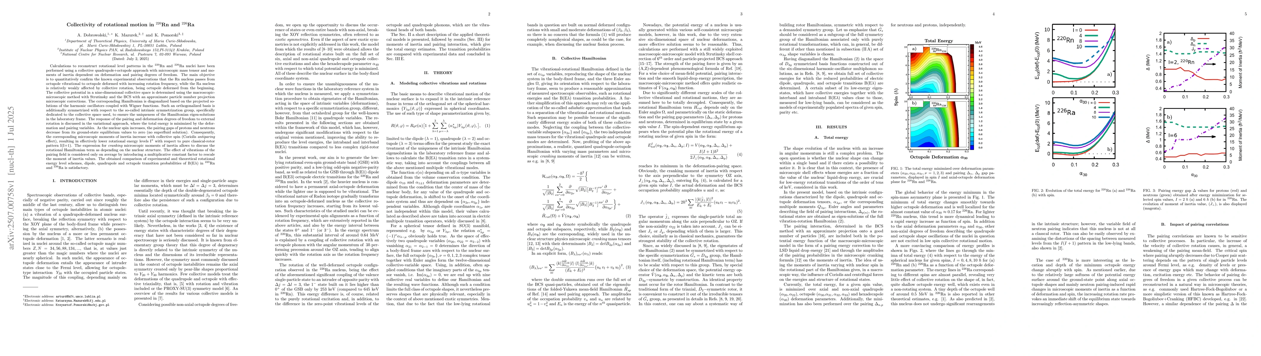 Thumbnail for Collectivity of rotational motion in $^{220}$Rn and $^{226}$Ra