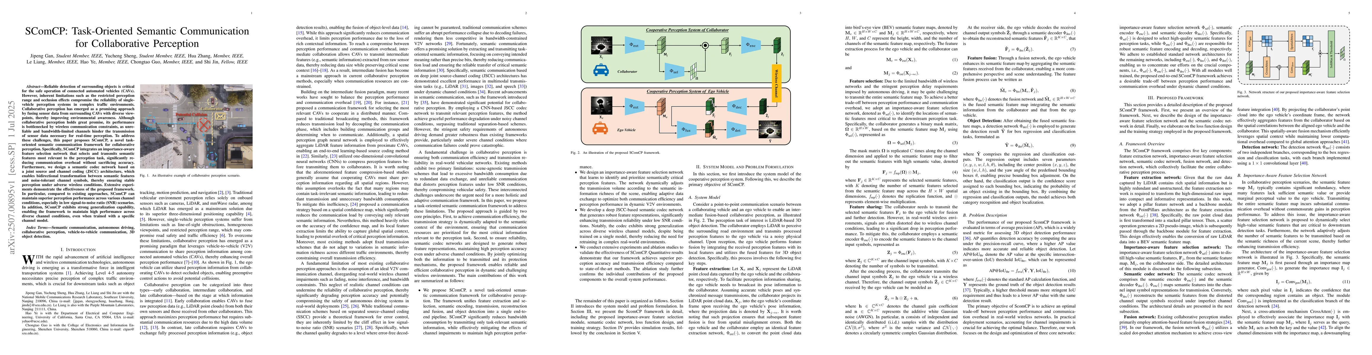 Thumbnail for SComCP: Task-Oriented Semantic Communication for Collaborative
  Perception