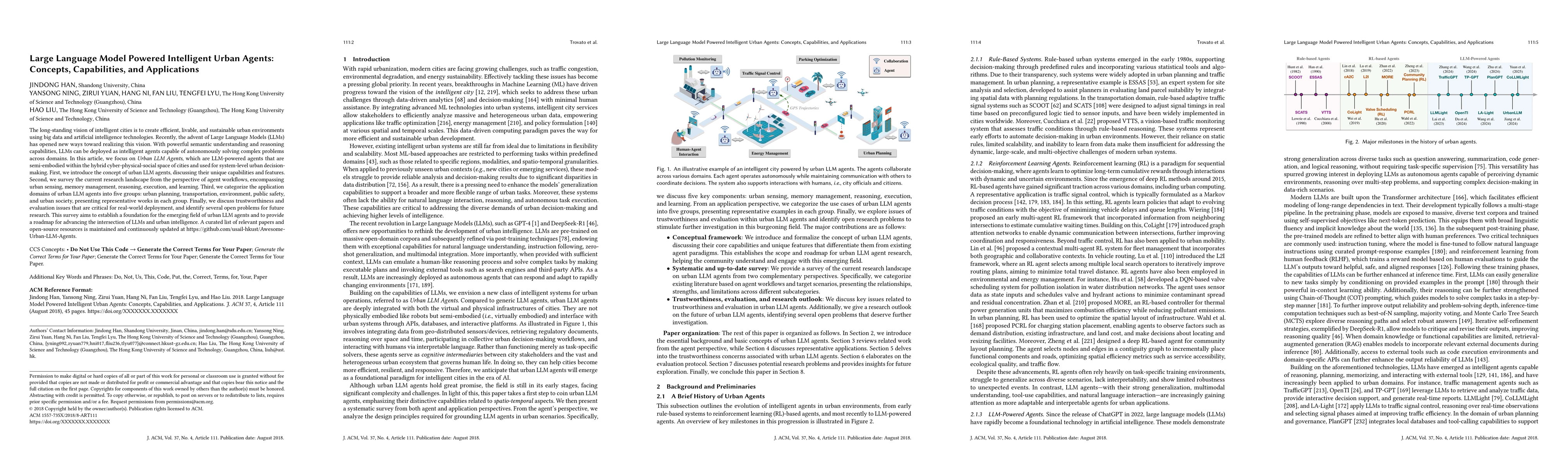 Thumbnail for Large Language Model Powered Intelligent Urban Agents: Concepts,
  Capabilities, and Applications
