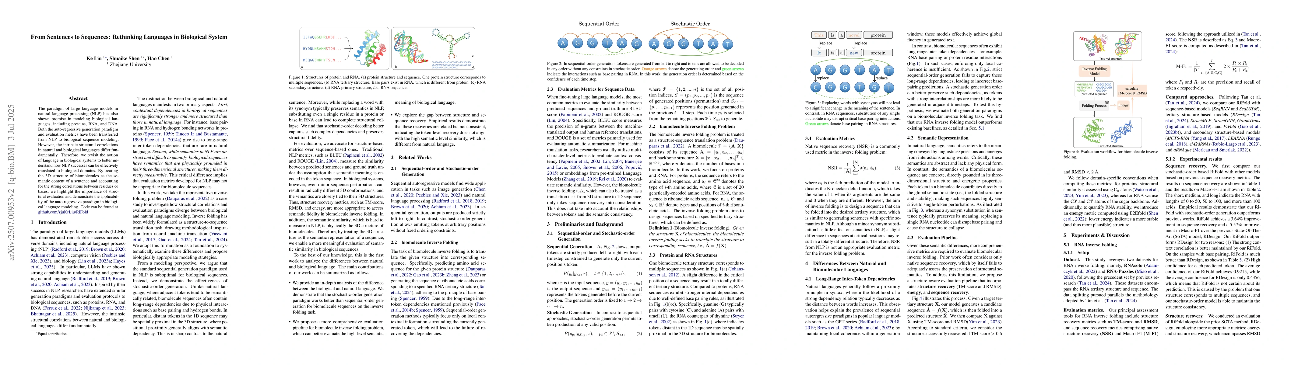Thumbnail for From Sentences to Sequences: Rethinking Languages in Biological System