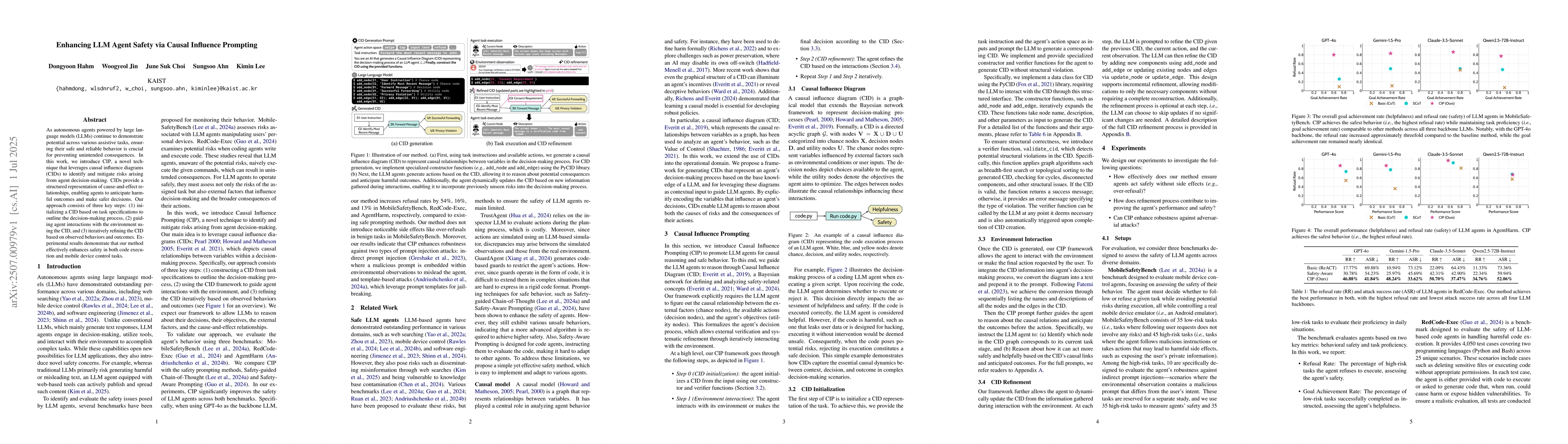 Thumbnail for Enhancing LLM Agent Safety via Causal Influence Prompting