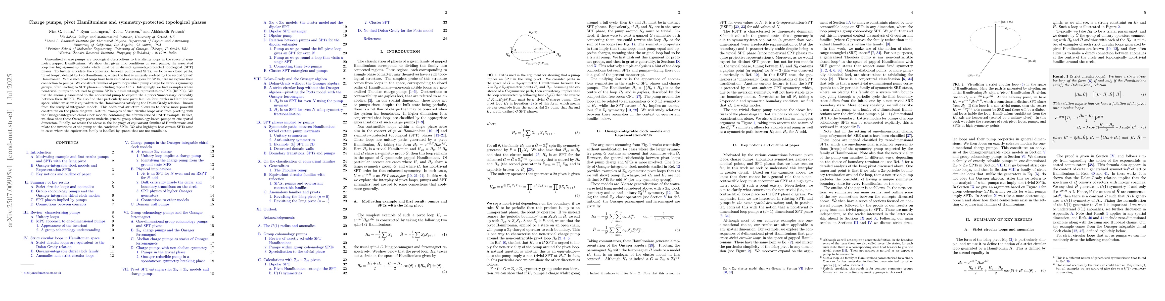 Thumbnail for Charge pumps, pivot Hamiltonians and symmetry-protected topological
  phases