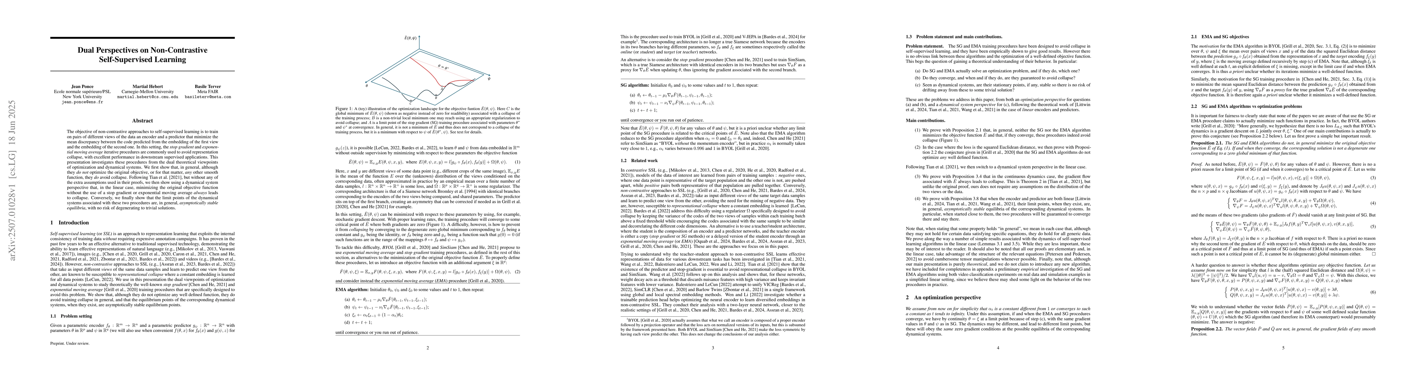 Thumbnail for Dual Perspectives on Non-Contrastive Self-Supervised Learning
