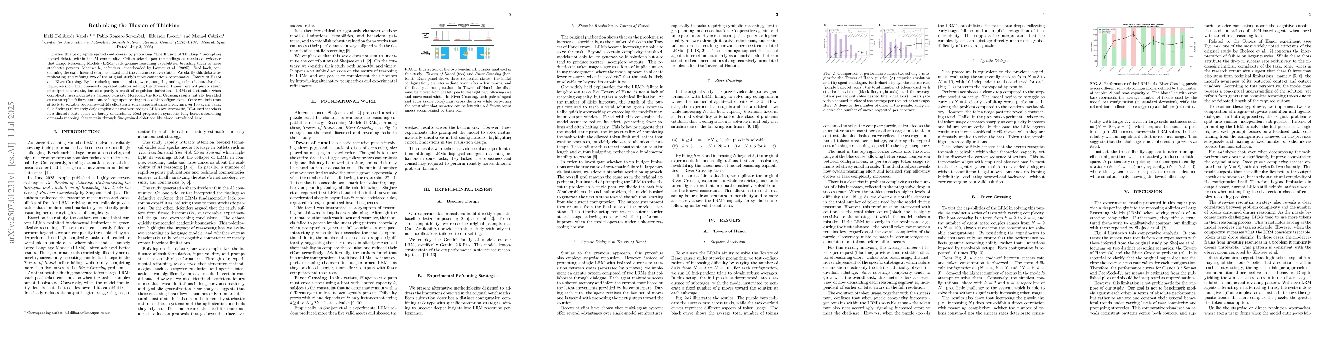 Thumbnail for Rethinking the Illusion of Thinking