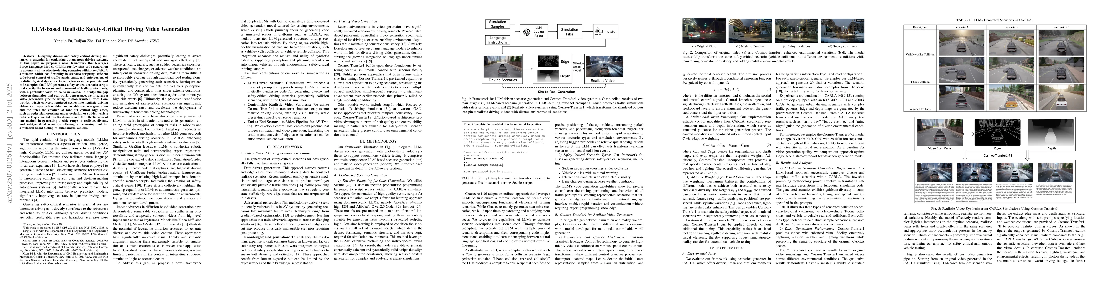 Thumbnail for LLM-based Realistic Safety-Critical Driving Video Generation