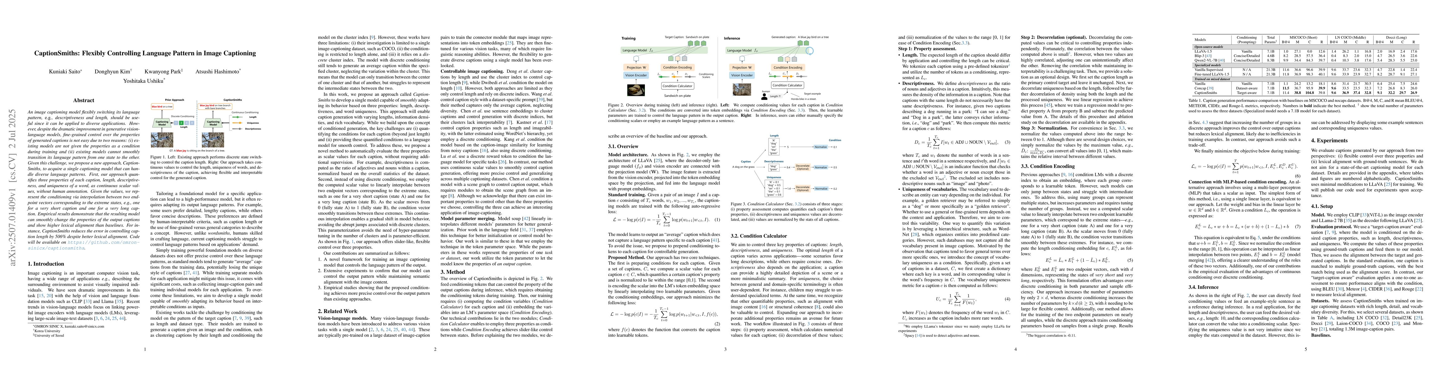 Thumbnail for CaptionSmiths: Flexibly Controlling Language Pattern in Image Captioning