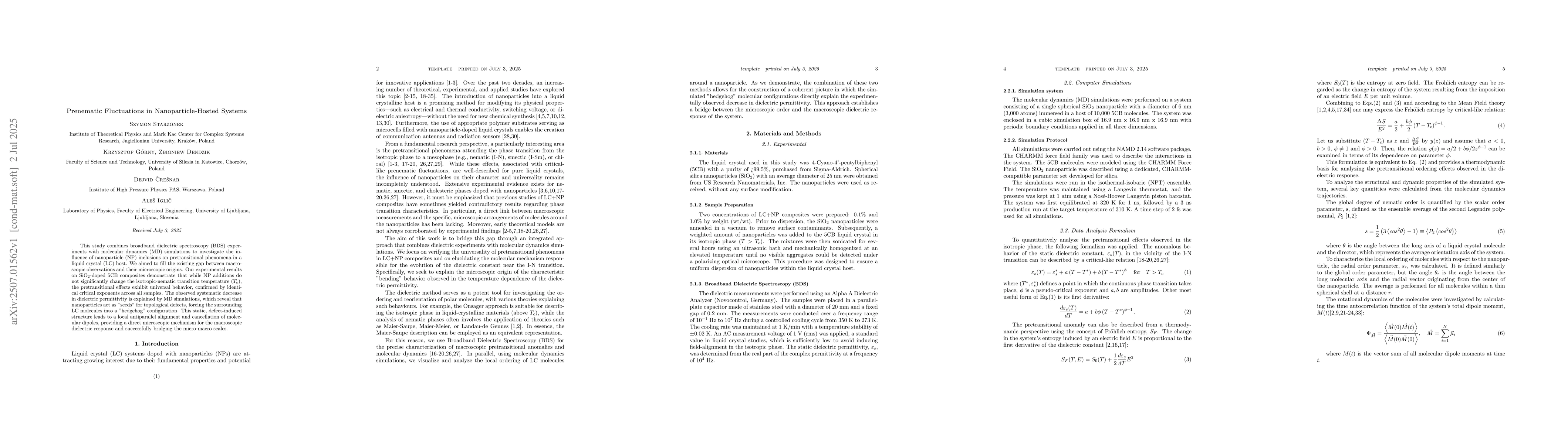 Thumbnail for Prenematic Fluctuations in Nanoparticle-Hosted Systems