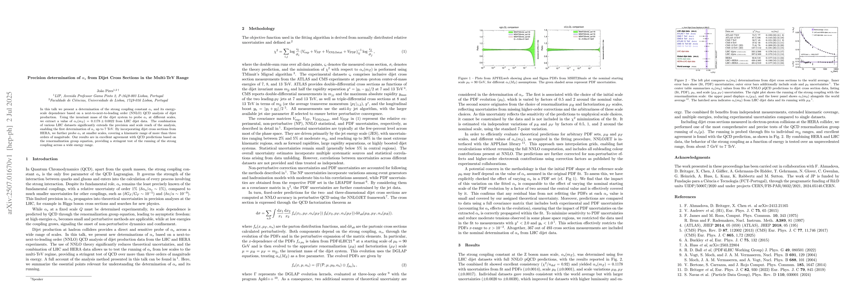 Thumbnail for Precision determination of $α_\text{s}$ from Dijet Cross Sections
  in the Multi-TeV Range