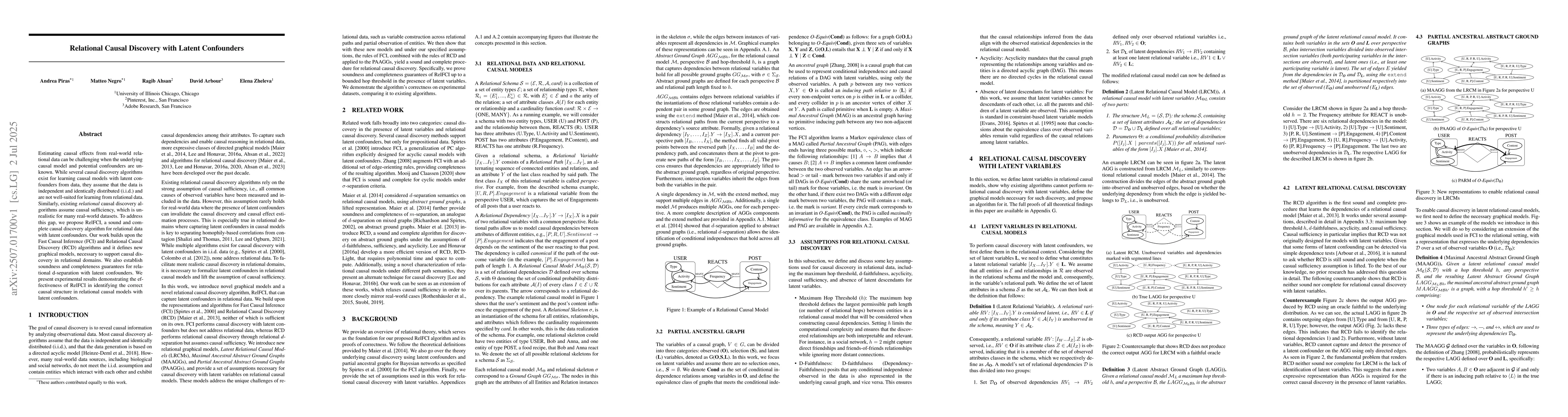 Thumbnail for Relational Causal Discovery with Latent Confounders