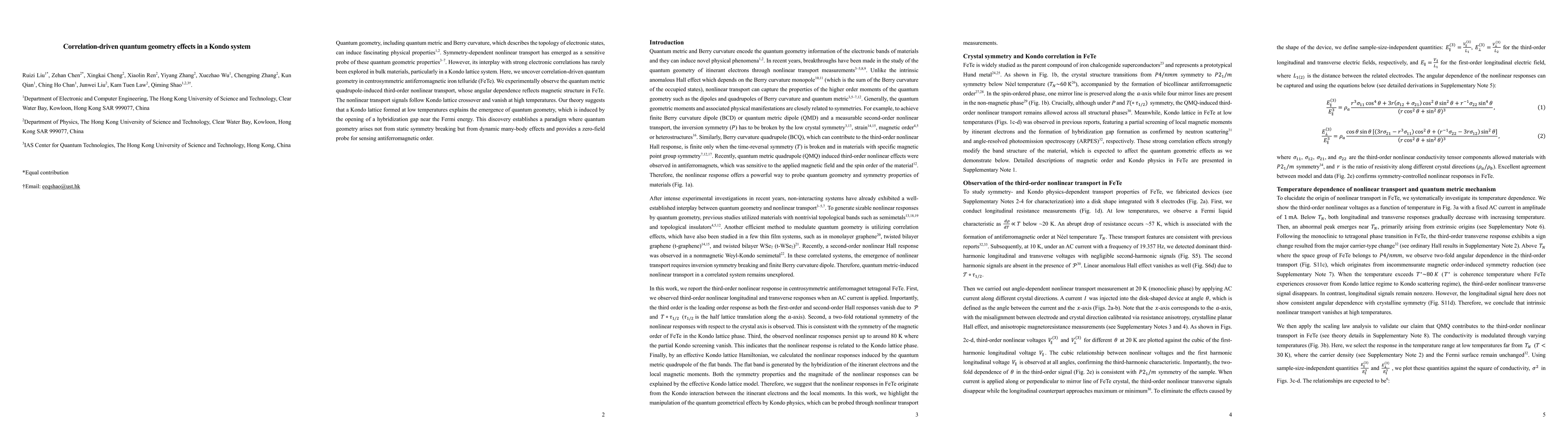 Thumbnail for Correlation-driven quantum geometry effects in a Kondo system
