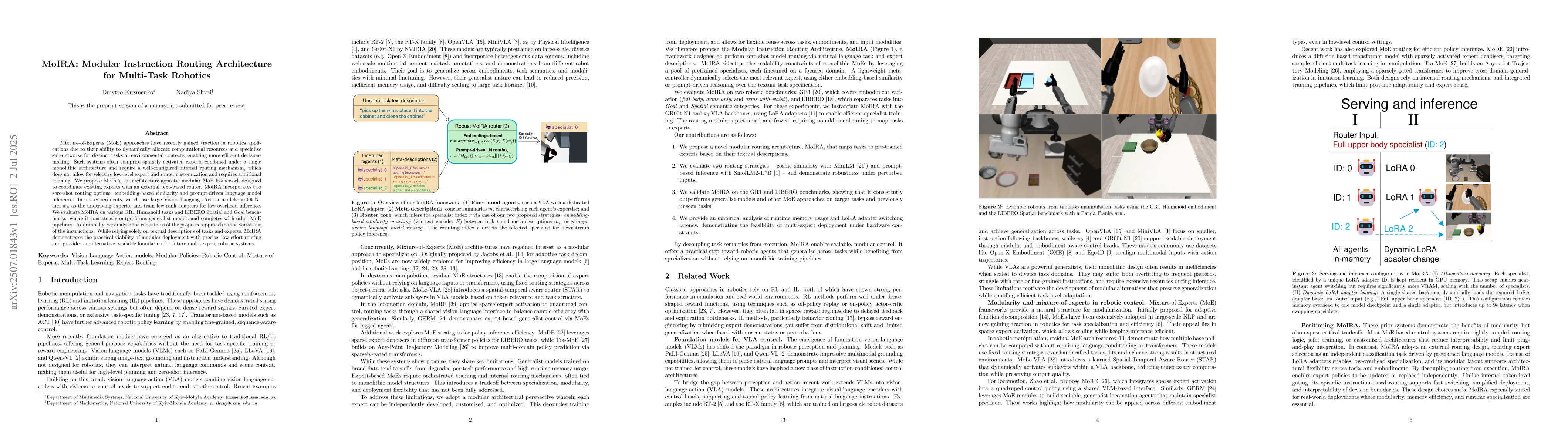 Thumbnail for MoIRA: Modular Instruction Routing Architecture for Multi-Task Robotics