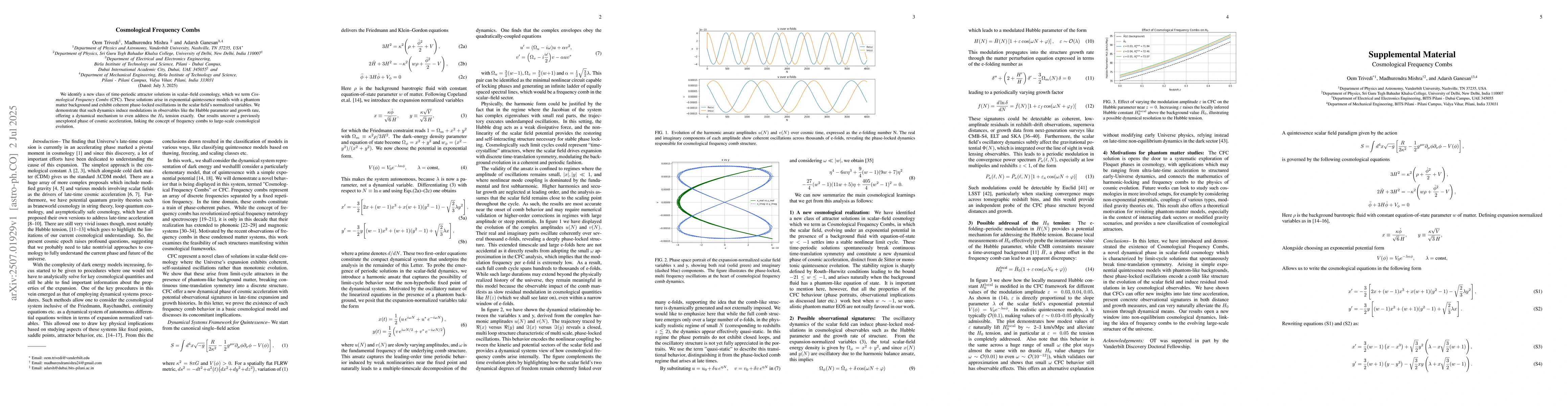 Thumbnail for Cosmological Frequency Combs