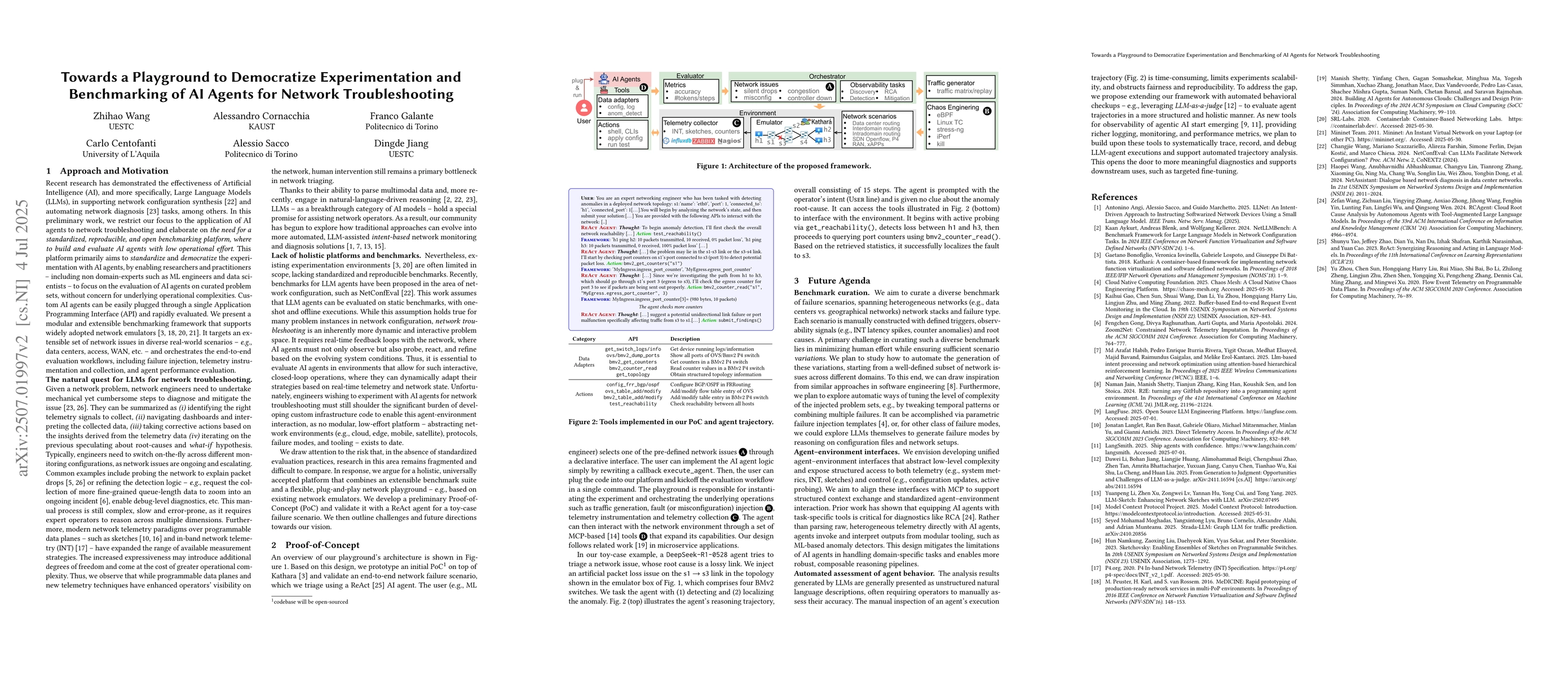 Thumbnail for Towards a Playground to Democratize Experimentation and Benchmarking of
  AI Agents for Network Troubleshooting