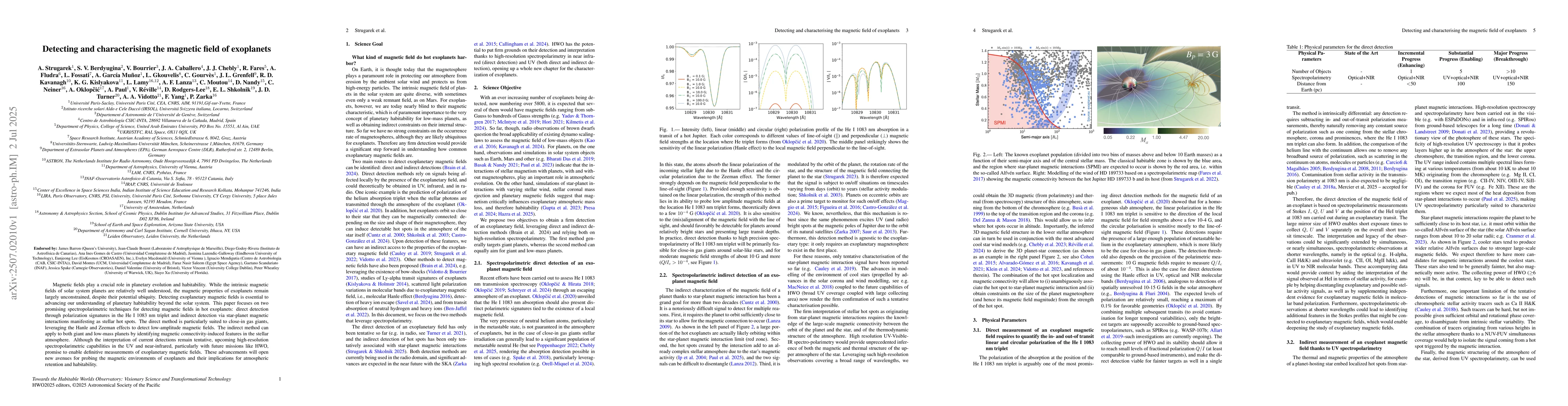 Thumbnail for Detecting and characterising the magnetic field of exoplanets