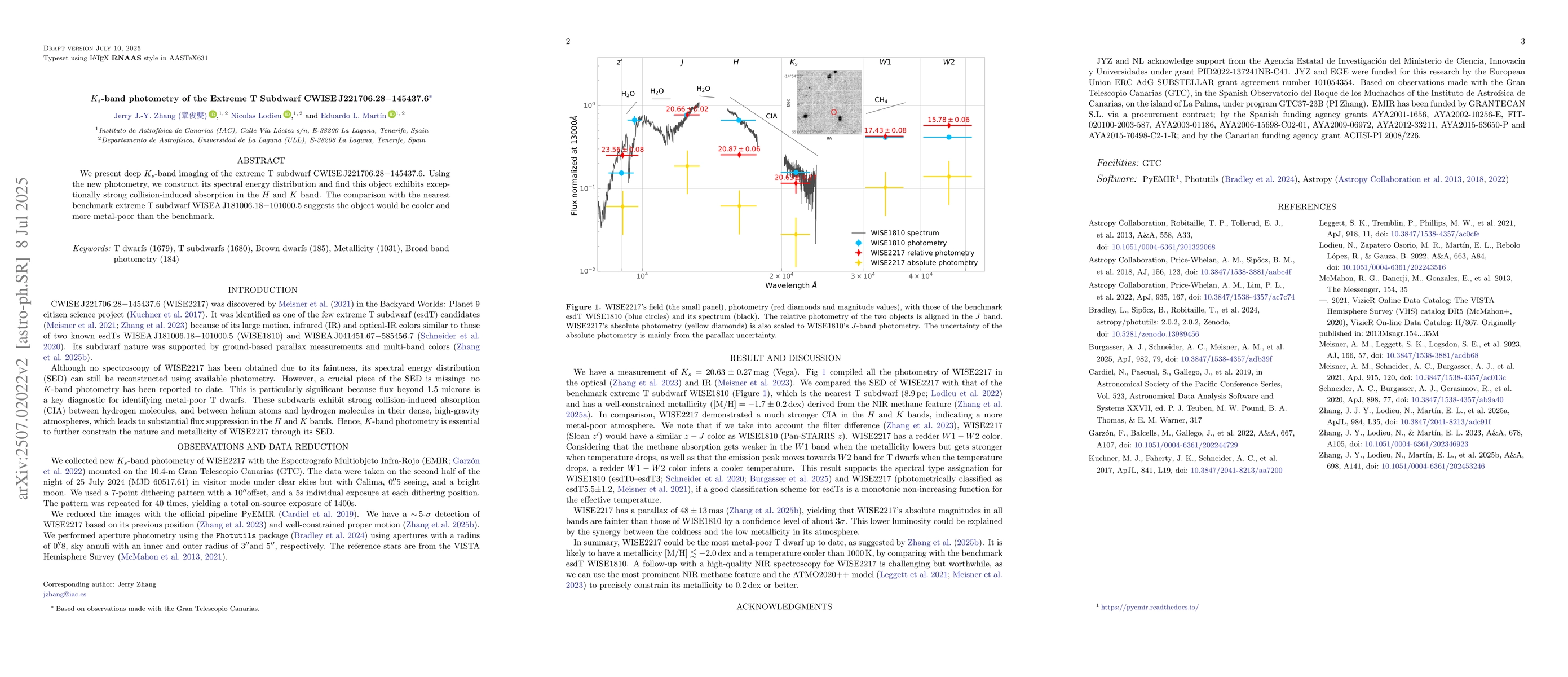 Thumbnail for $K_s$-band photometry of the Extreme T Subdwarf CWISE
  J221706.28$-$145437.6