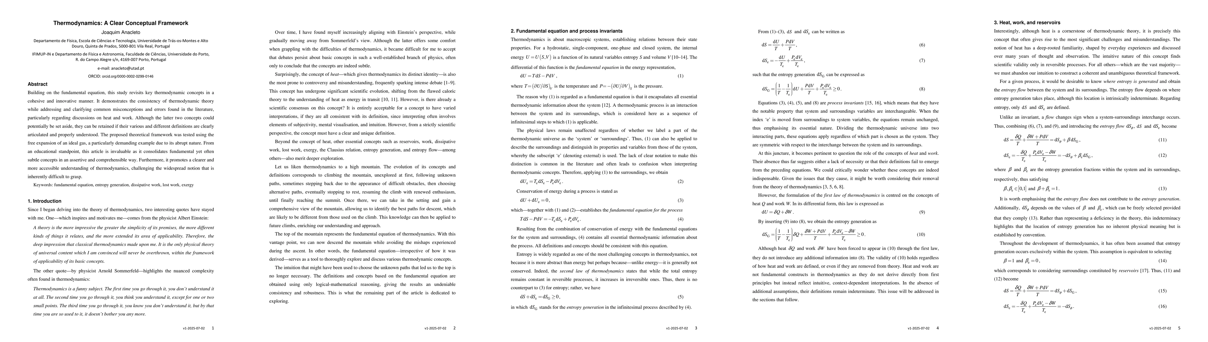 Thumbnail for Thermodynamics: A Clear Conceptual Framework