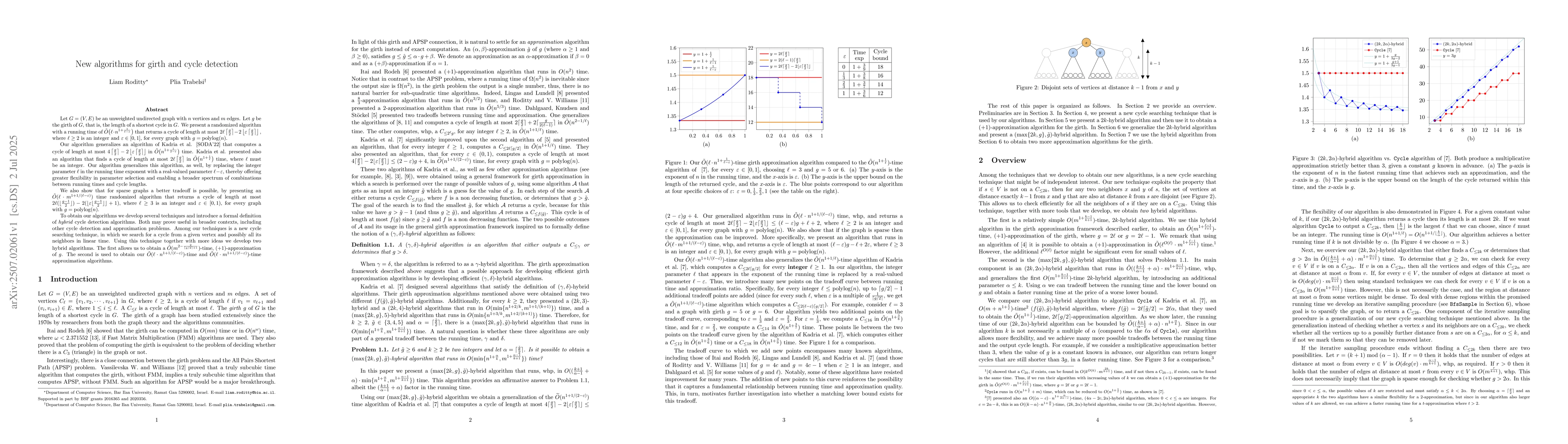 Thumbnail for New algorithms for girth and cycle detection