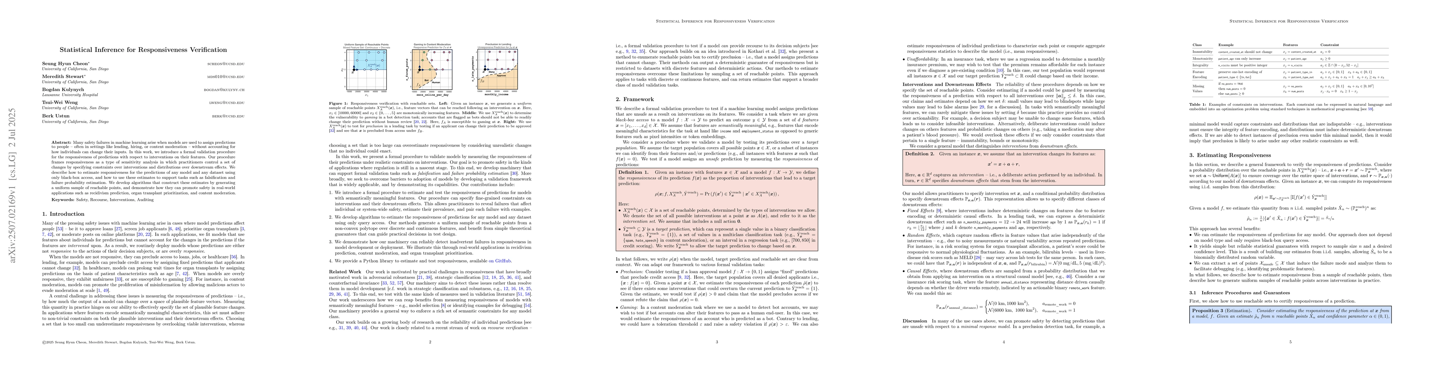 Thumbnail for Statistical Inference for Responsiveness Verification