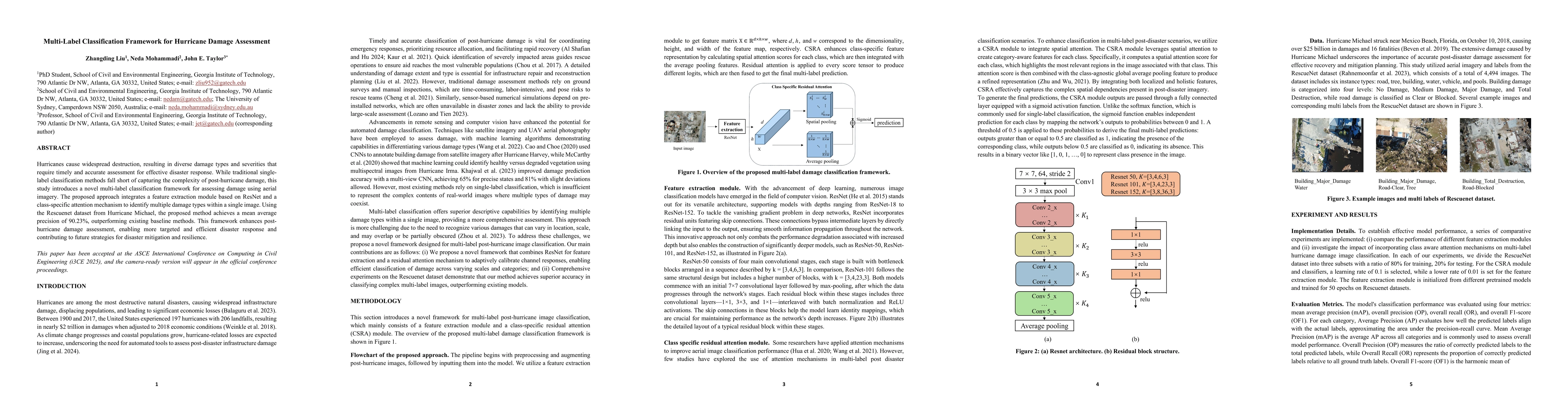 Thumbnail for Multi-Label Classification Framework for Hurricane Damage Assessment