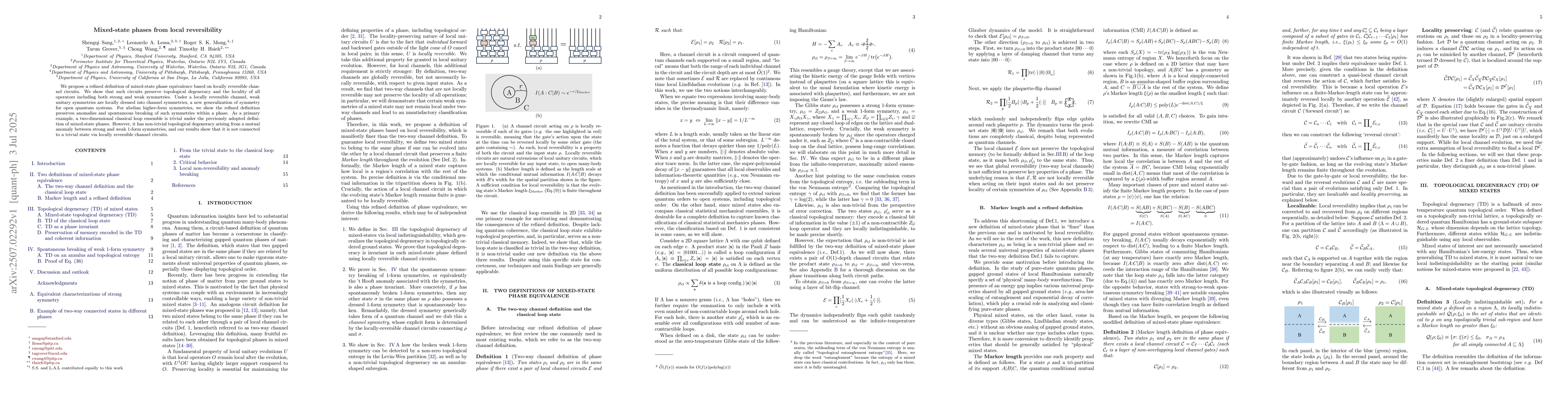 Thumbnail for Mixed-state phases from local reversibility