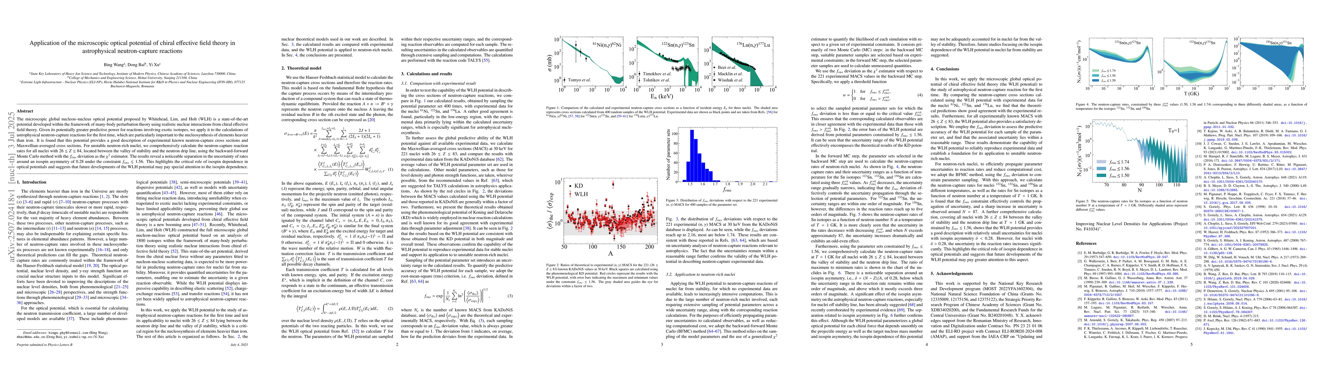 Thumbnail for Application of the microscopic optical potential of chiral effective
  field theory in astrophysical neutron-capture reactions