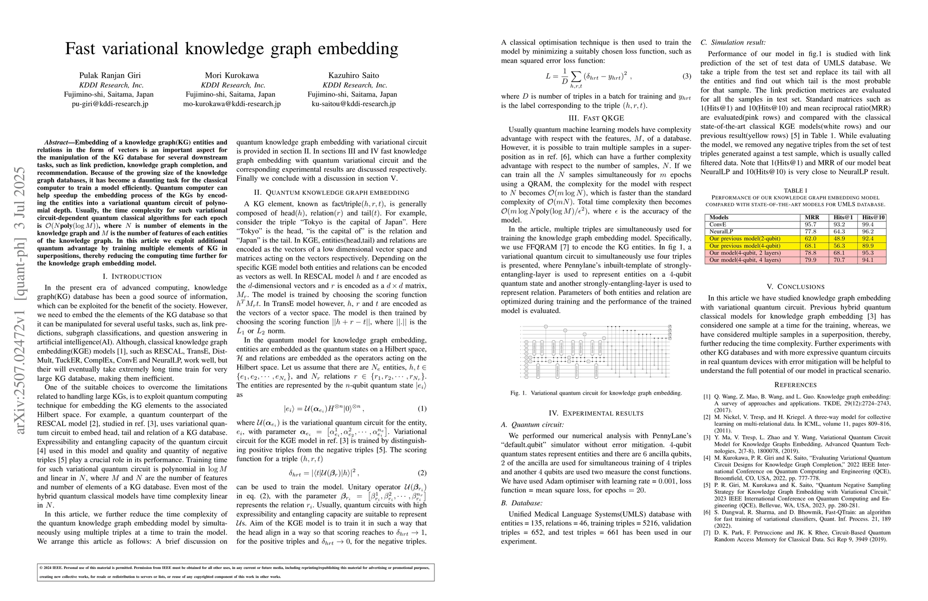 Thumbnail for Fast variational knowledge graph embedding