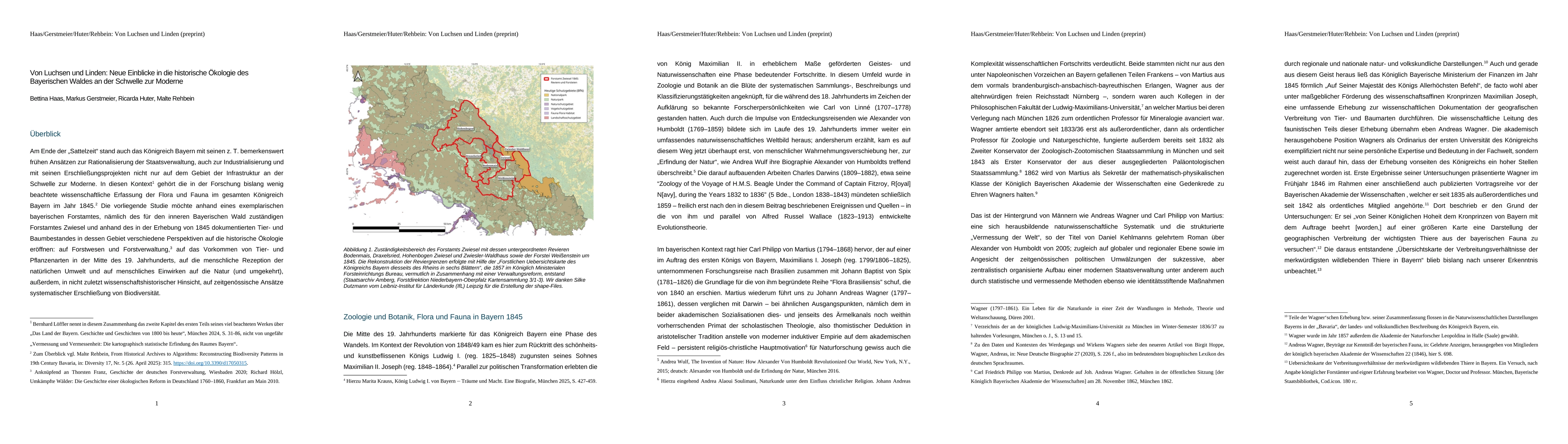 Thumbnail for Of lynxes and limetrees: New Insights into the Historical Ecology of the
  Bavarian Forest on the Threshold of Modernity