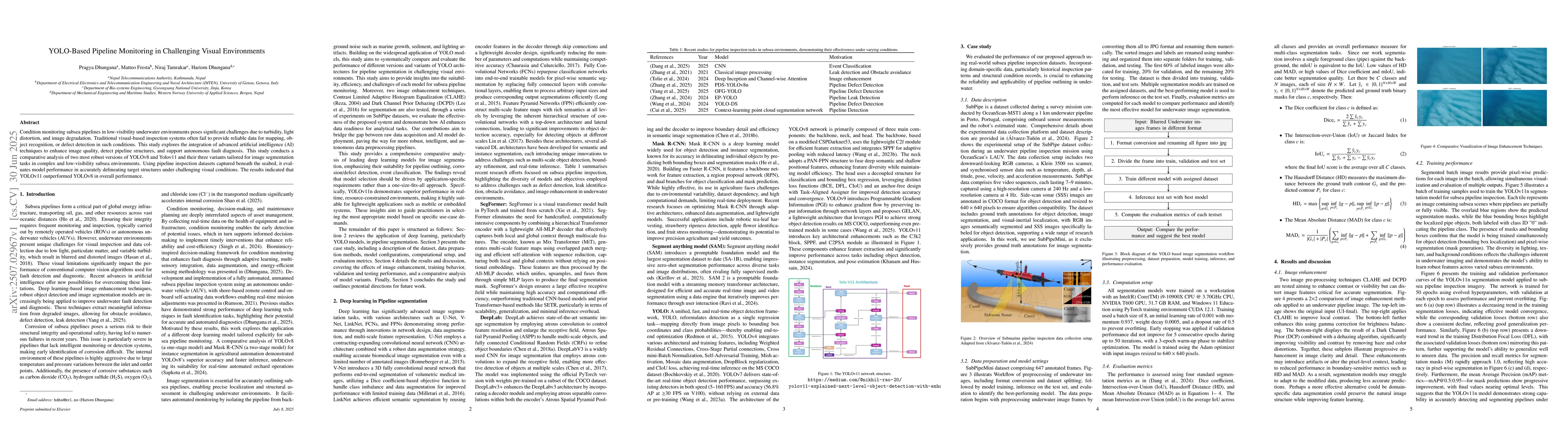Thumbnail for YOLO-Based Pipeline Monitoring in Challenging Visual Environments