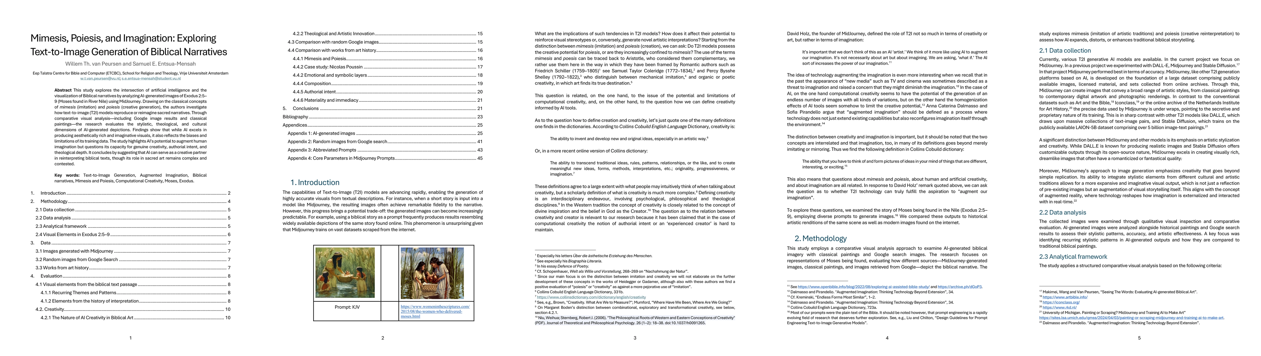 Thumbnail for Mimesis, Poiesis, and Imagination: Exploring Text-to-Image Generation of
  Biblical Narratives