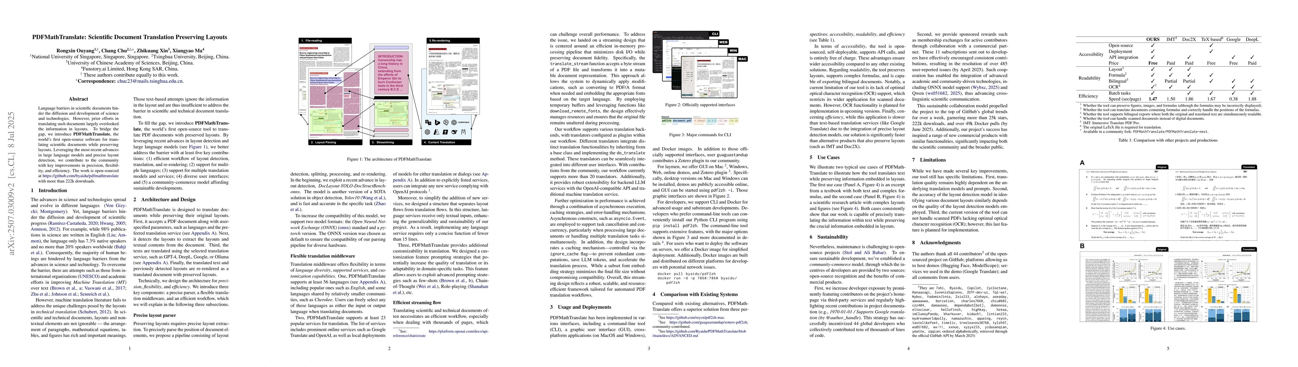 Thumbnail for PDFMathTranslate: Scientific Document Translation Preserving Layouts