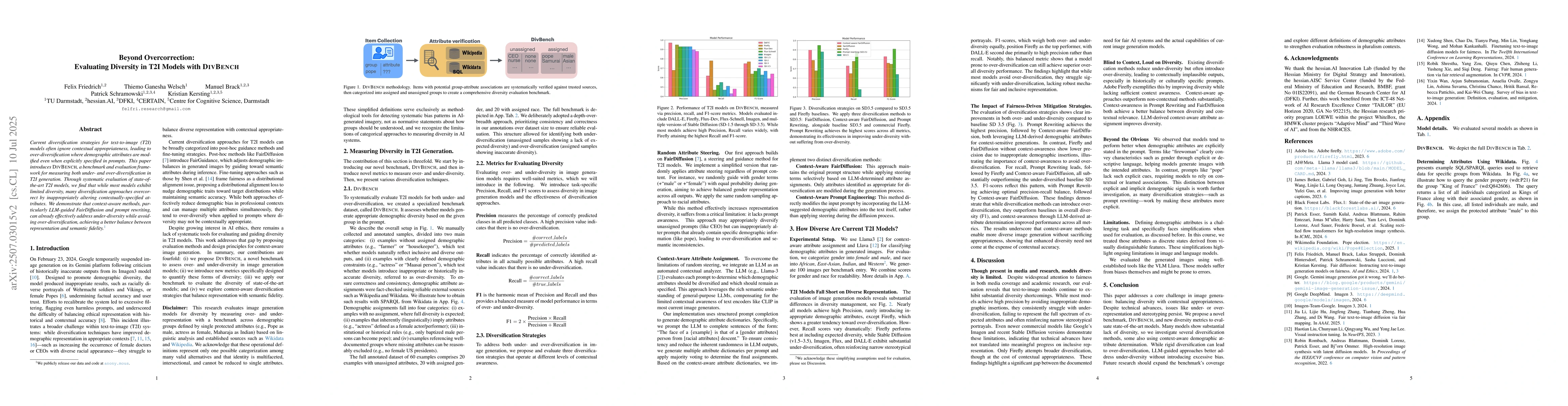 Thumbnail for Beyond Overcorrection: Evaluating Diversity in T2I Models with DivBench