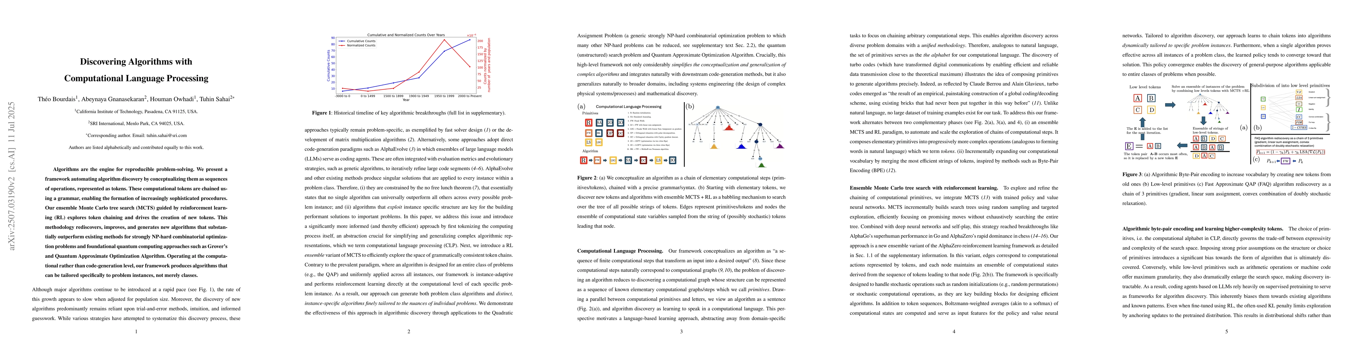 Thumbnail for Discovering Algorithms with Computational Language Processing