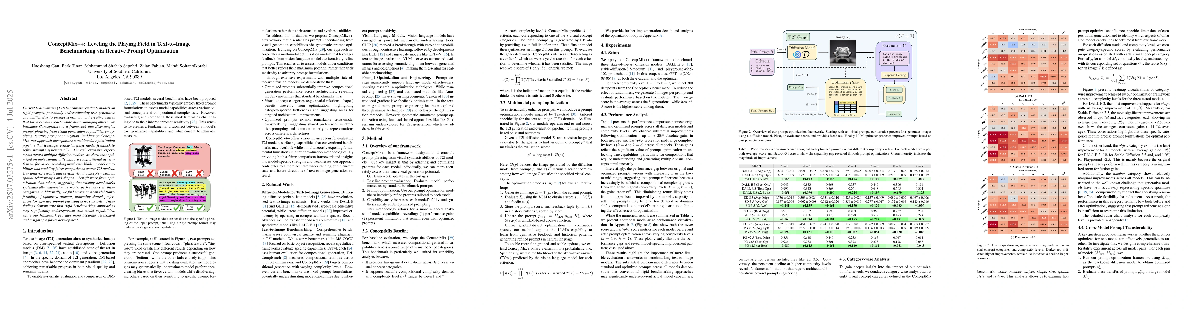 Thumbnail for ConceptMix++: Leveling the Playing Field in Text-to-Image Benchmarking
  via Iterative Prompt Optimization