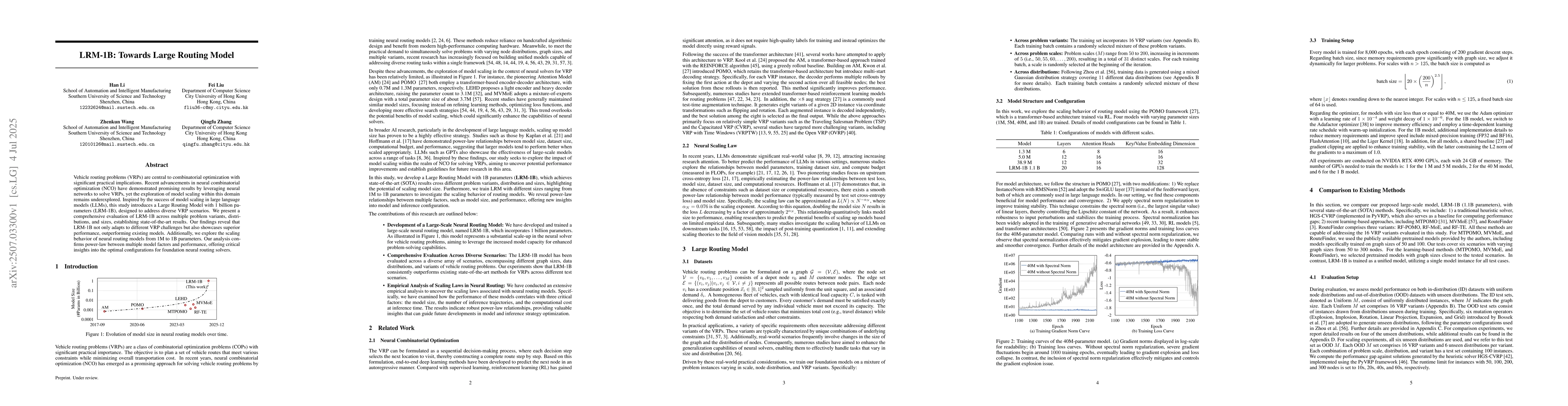 Thumbnail for LRM-1B: Towards Large Routing Model