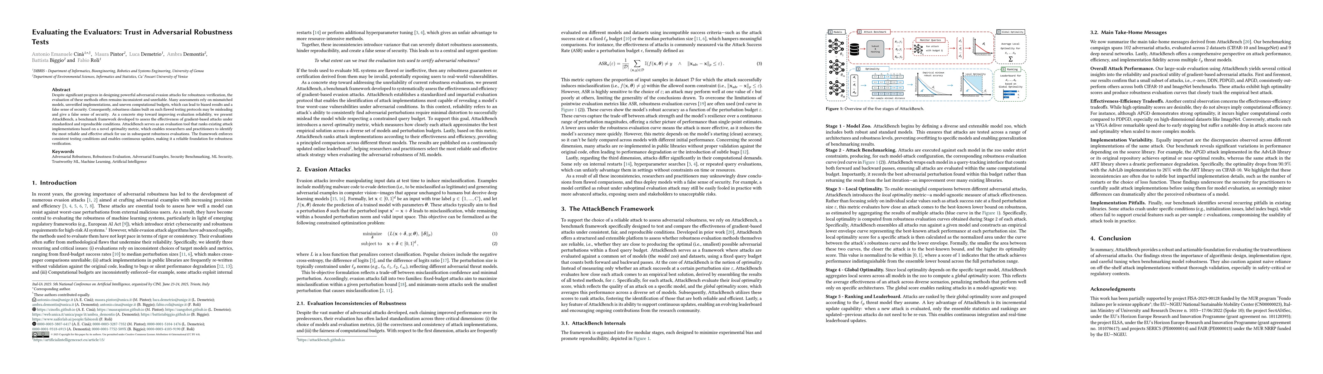 Thumbnail for Evaluating the Evaluators: Trust in Adversarial Robustness Tests