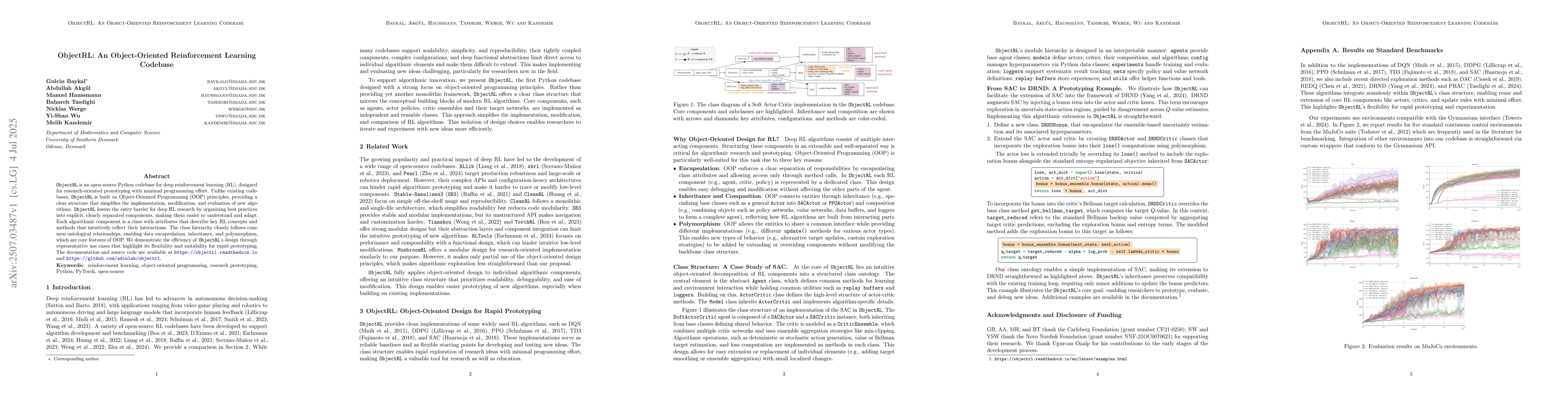 Thumbnail for ObjectRL: An Object-Oriented Reinforcement Learning Codebase