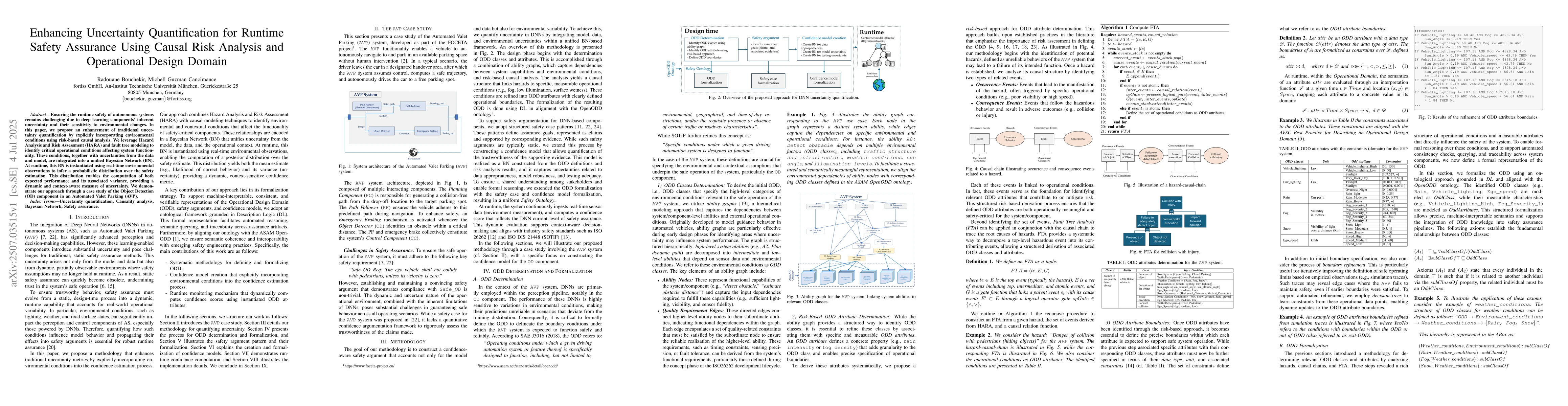 Thumbnail for Enhancing Uncertainty Quantification for Runtime Safety Assurance Using
  Causal Risk Analysis and Operational Design Domain