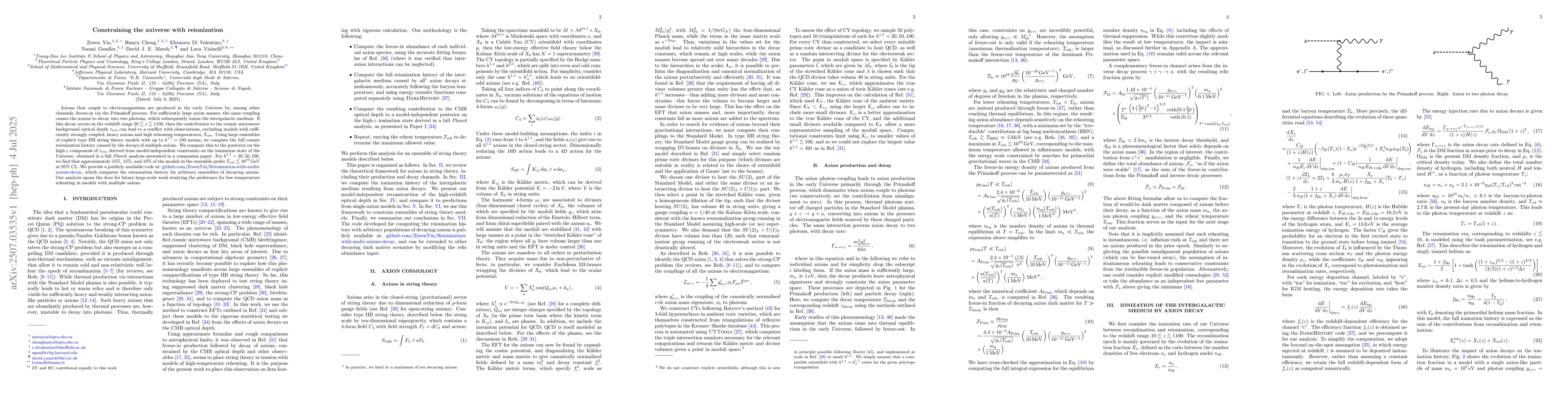 Thumbnail for Constraining the axiverse with reionization