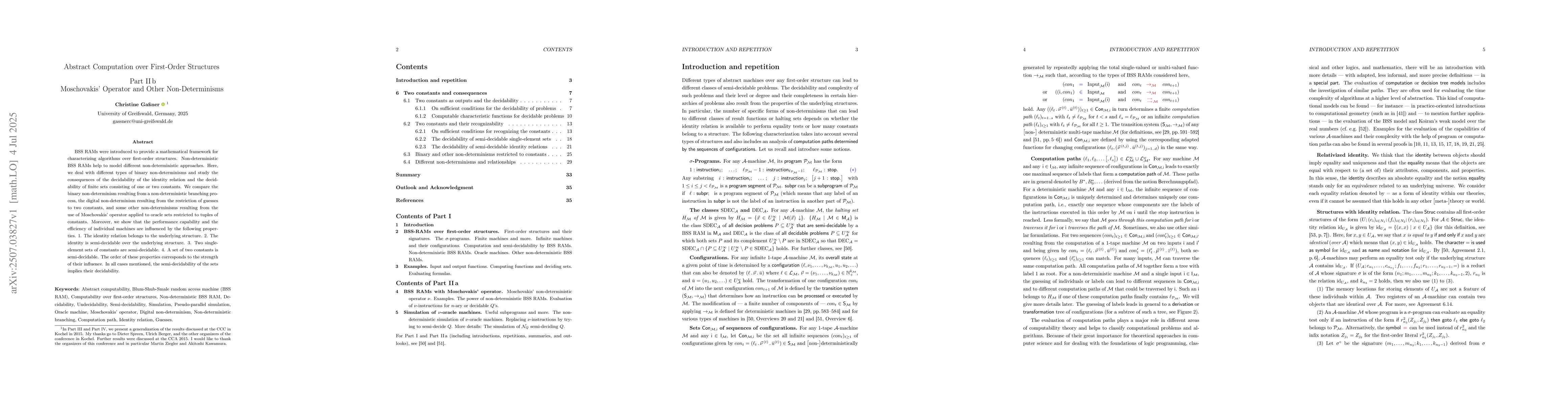 Thumbnail for Abstract computation over first-order structures. Part IIb: Moschovakis'
  operator and other non-determinisms