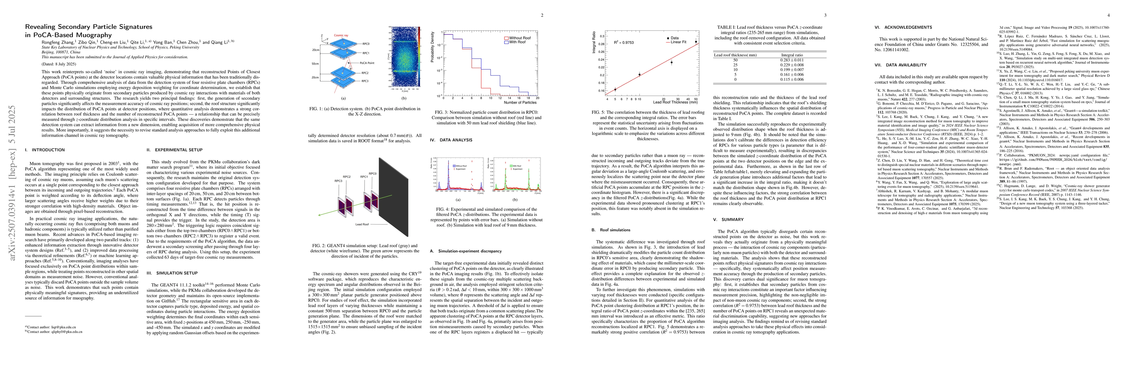 Thumbnail for Revealing Secondary Particle Signatures in PoCA-Based Muography