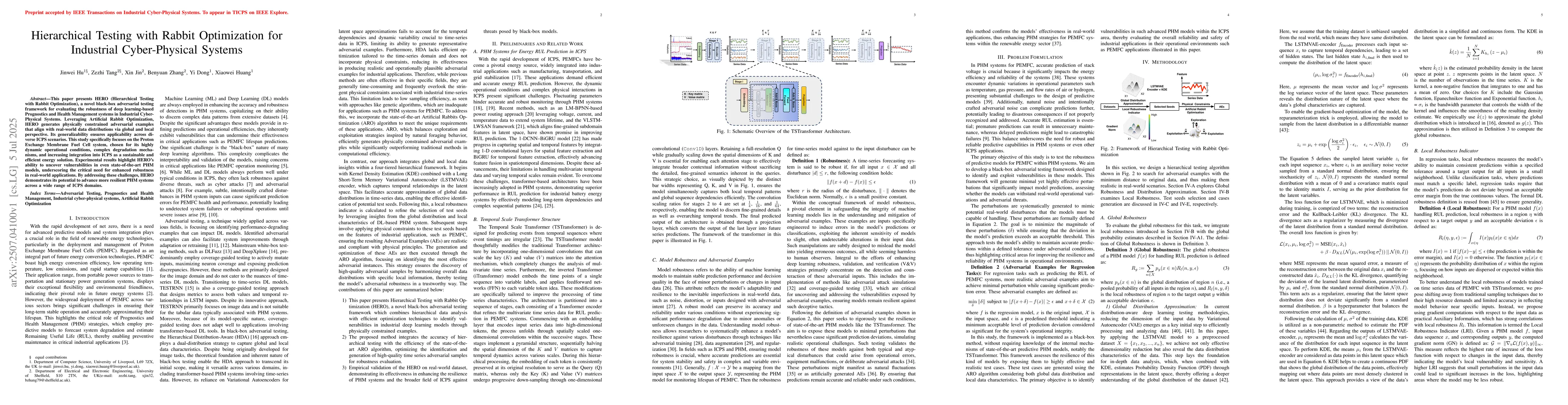 Thumbnail for Hierarchical Testing with Rabbit Optimization for Industrial
  Cyber-Physical Systems