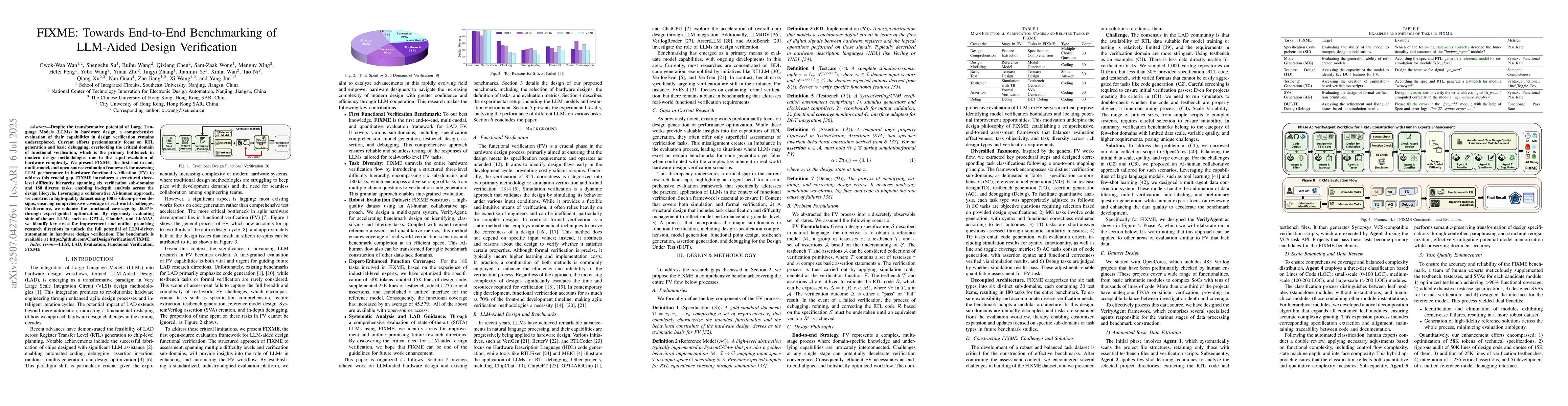 Thumbnail for FIXME: Towards End-to-End Benchmarking of LLM-Aided Design Verification