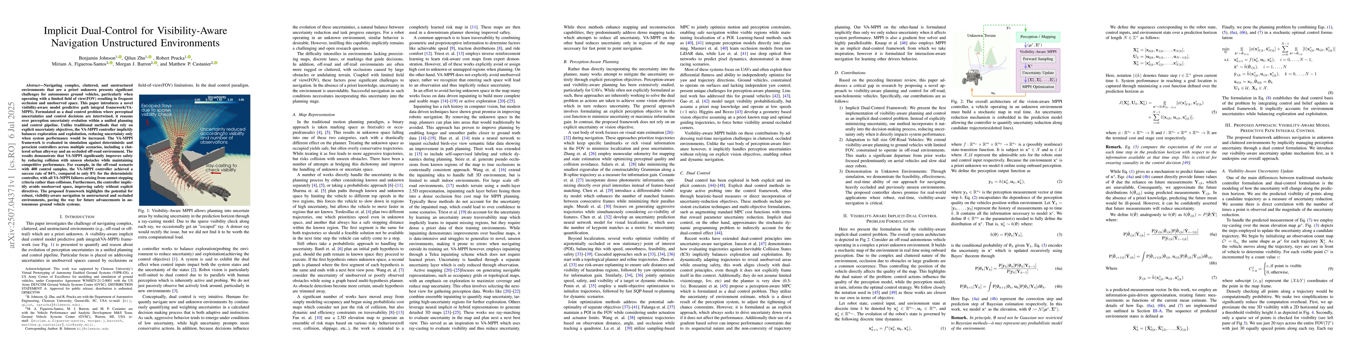 Thumbnail for Implicit Dual-Control for Visibility-Aware Navigation in Unstructured
  Environments