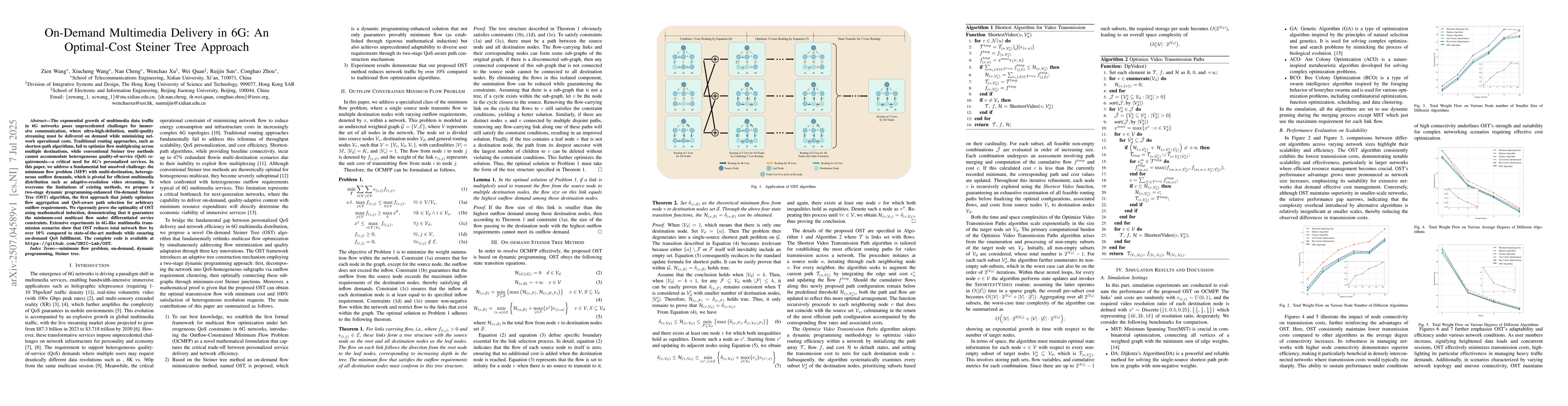 Thumbnail for On-Demand Multimedia Delivery in 6G: An Optimal-Cost Steiner Tree
  Approach