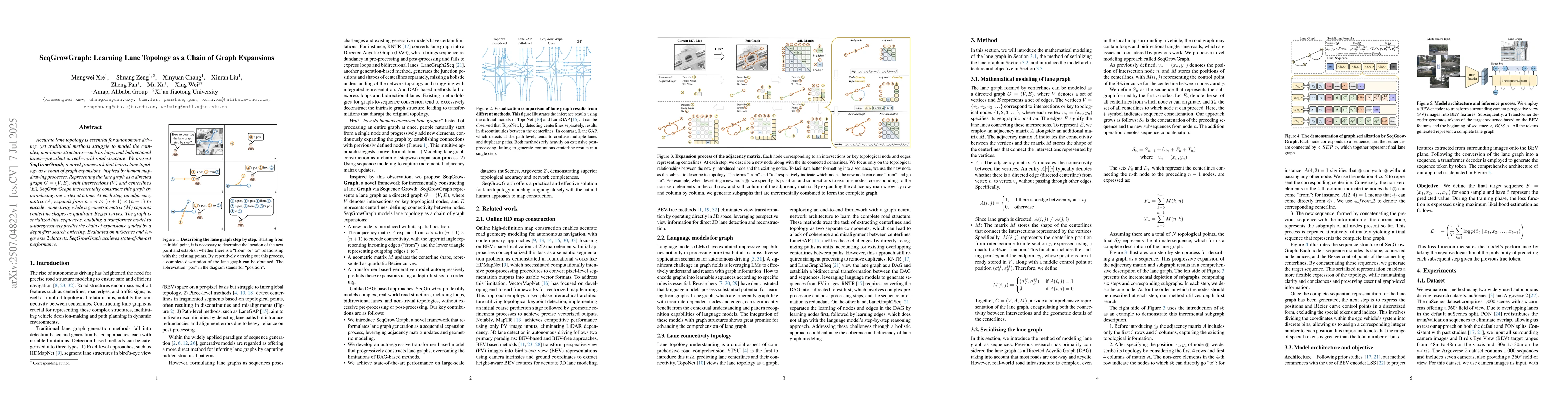 Thumbnail for SeqGrowGraph: Learning Lane Topology as a Chain of Graph Expansions