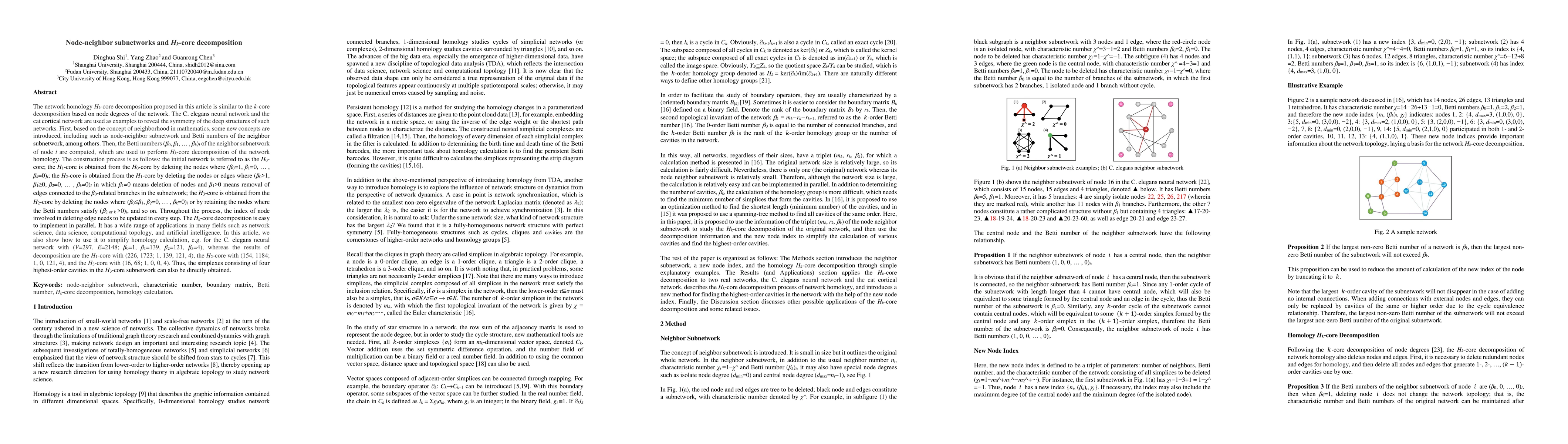 Thumbnail for Node-neighbor subnetworks and Hk-core decomposition