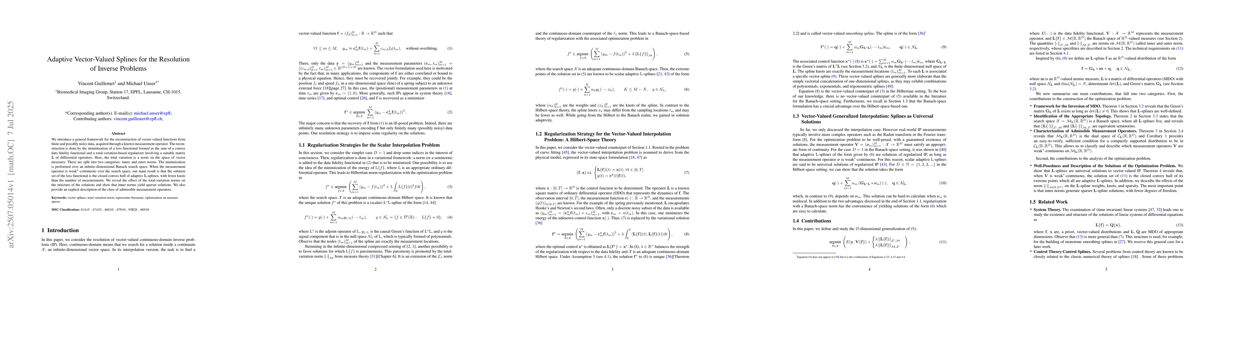Thumbnail for Adaptive Vector-Valued Splines for the Resolution of Inverse Problems