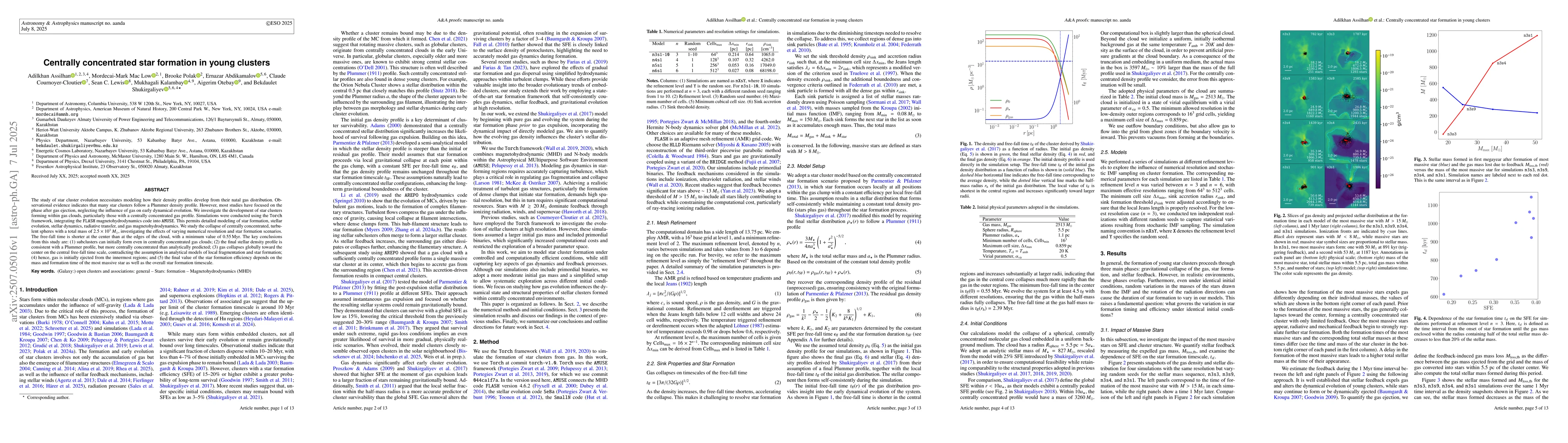 Thumbnail for Centrally concentrated star formation in young clusters