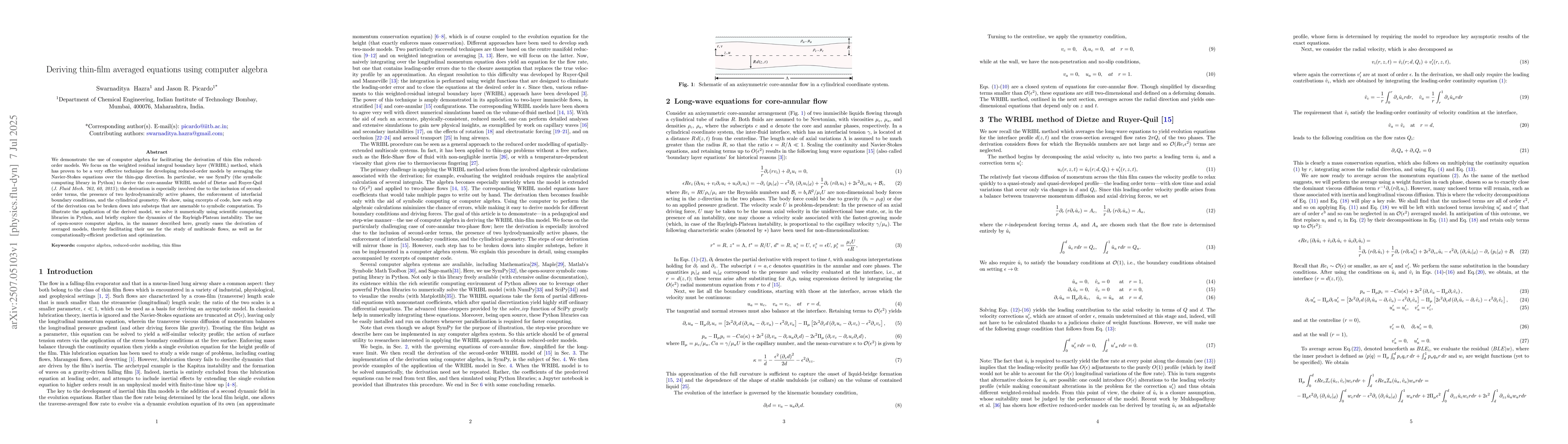 Thumbnail for Deriving thin-film averaged equations using computer algebra