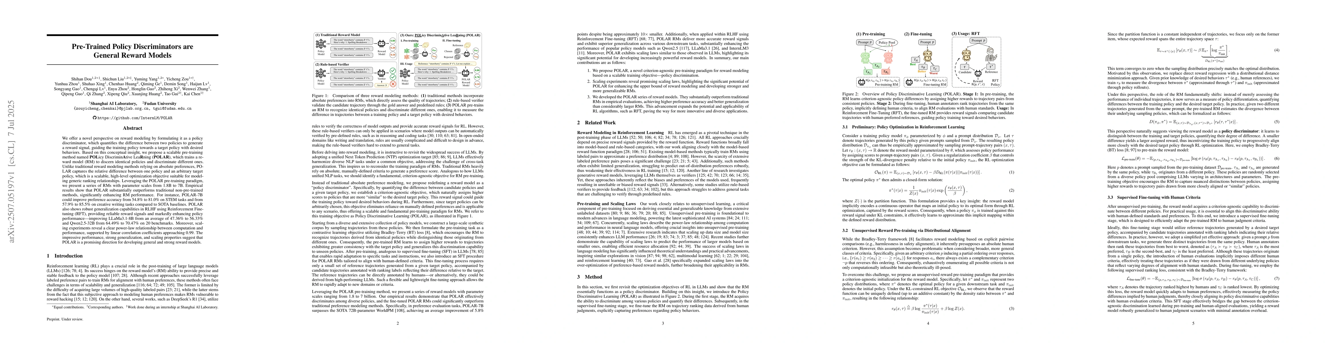Thumbnail for Pre-Trained Policy Discriminators are General Reward Models